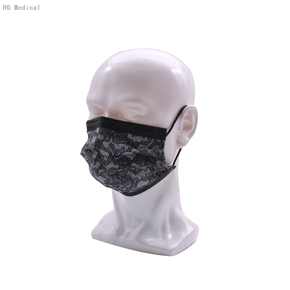 Einweg-Spitzenmode-Maske für den zivilen Gebrauch für Frauen
