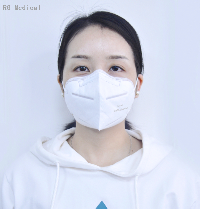 N95 White Color Fold Type Mask